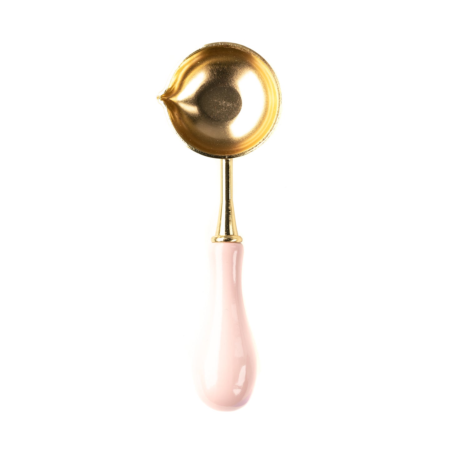 Pink Handle Gold Melting Spoon