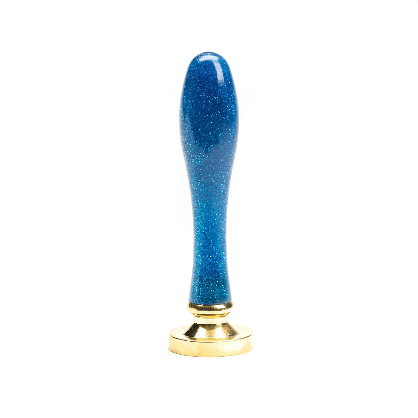 Blue Glitter Lacquer Wax Seal Handle