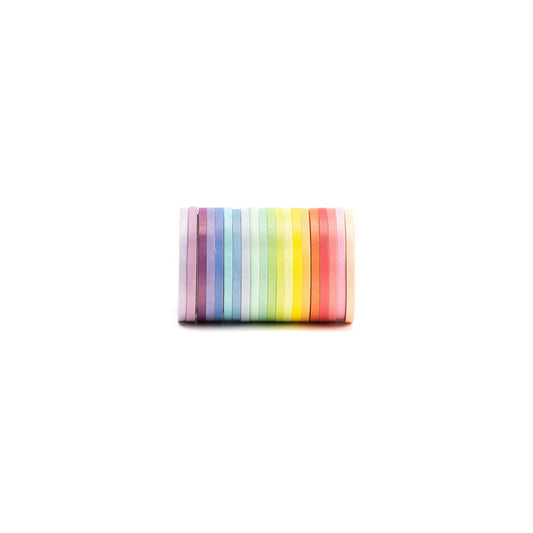 Rainbow Washi Tapes 20 Rolls Thin