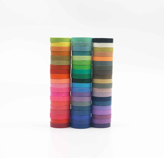 60 Rolls Rainbow Washi Tape Set